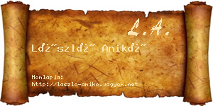László Anikó névjegykártya
